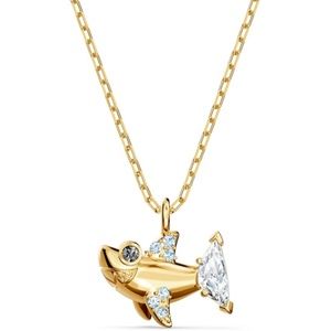 Swarovski Crystal shark necklace